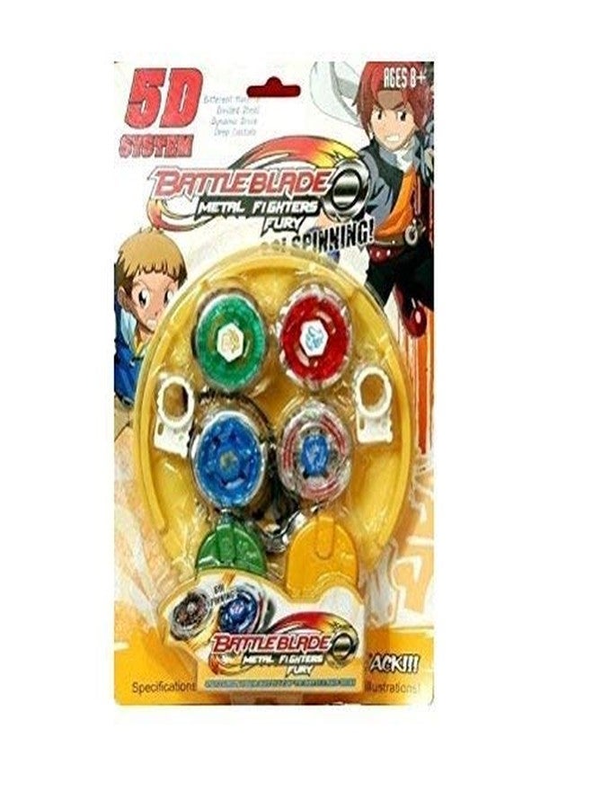 TECH LOGO ELECTRONICS Stadium Battle with 4 Blades &2 Launchers Multicolor - Image 1